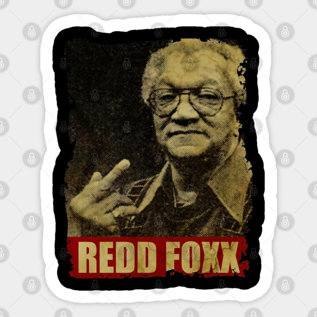 Redd Foxx - NEW RETRO STYLE Sticker by FREEDOM FIGHTER PROD